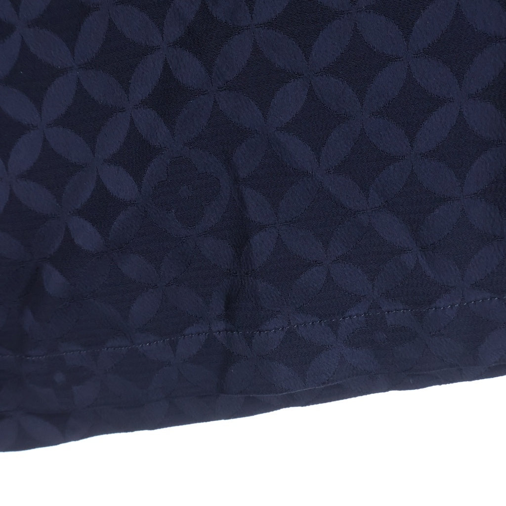 LOUIS VUITTON(ルイヴィトン) 25AW モノグラム グラフィック ジャガード 総柄 レーヨン ハーフパンツ ショートパンツ ショーツ ネイビー RM252M WYK HTP85W