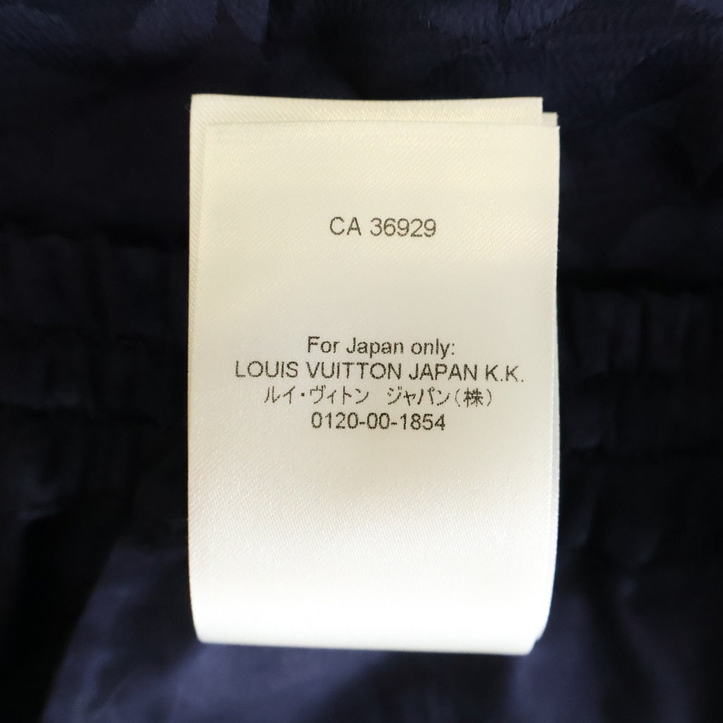 LOUIS VUITTON(ルイヴィトン) 25AW モノグラム グラフィック ジャガード 総柄 レーヨン ハーフパンツ ショートパンツ ショーツ ネイビー RM252M WYK HTP85W
