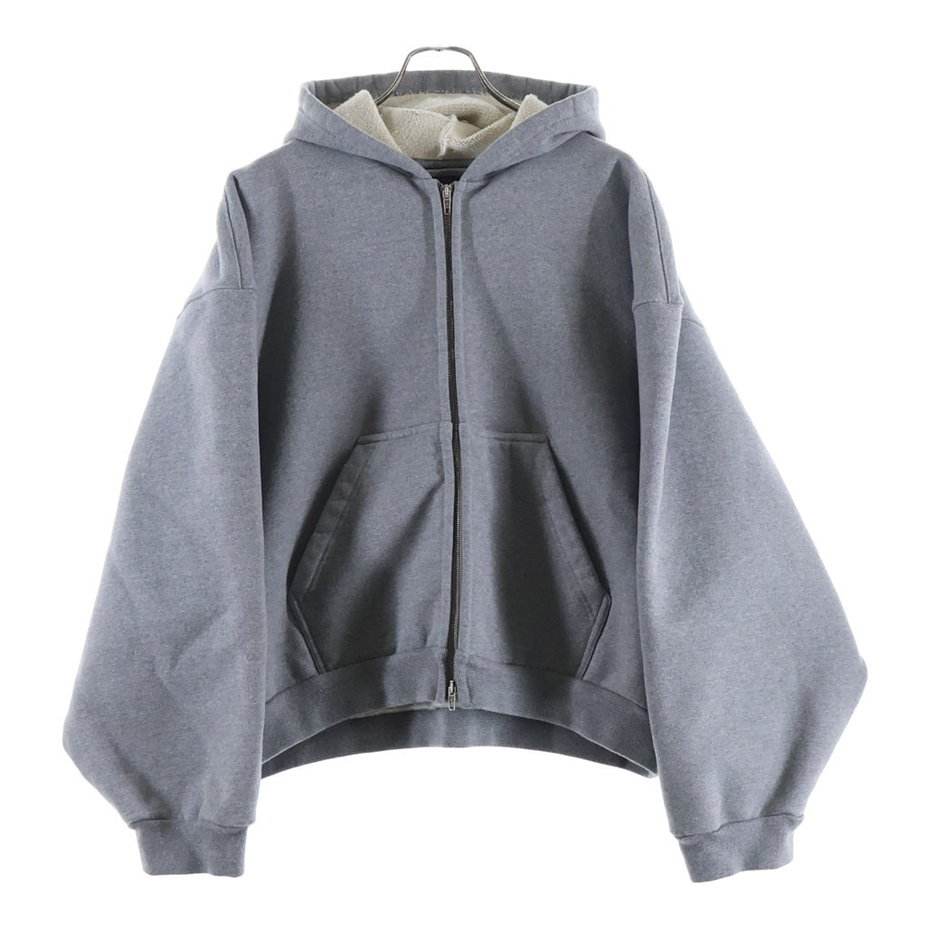 BALENCIAGA(バレンシアガ) 24SS ユニティ アイコン ボクシー ジップアップ フーディ スウェット パーカー グレー 787354