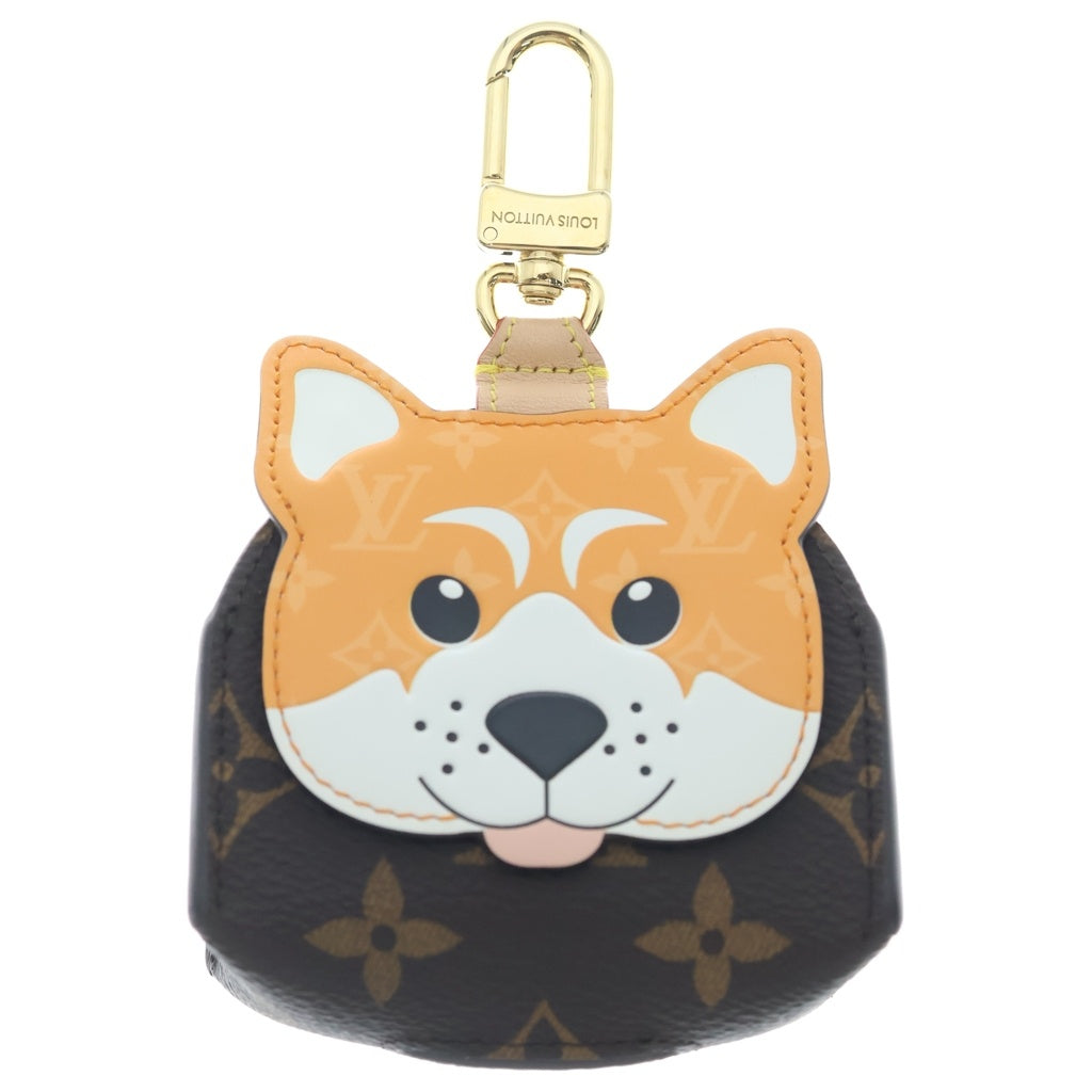 LOUIS VUITTON(ルイヴィトン) ドッグ バッグ ホルダー シバ モノグラム キーチャーム ブラウン GI1437