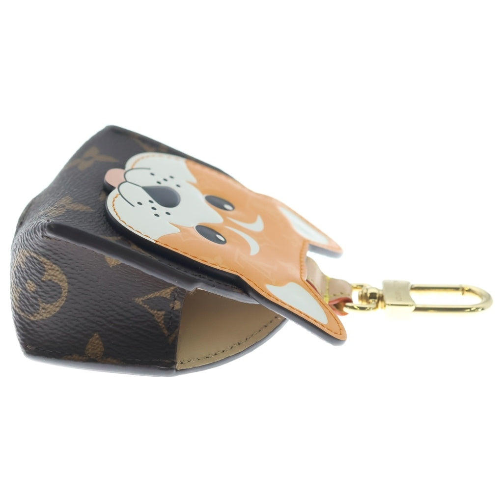 LOUIS VUITTON(ルイヴィトン) ドッグ バッグ ホルダー シバ モノグラム キーチャーム ブラウン GI1437