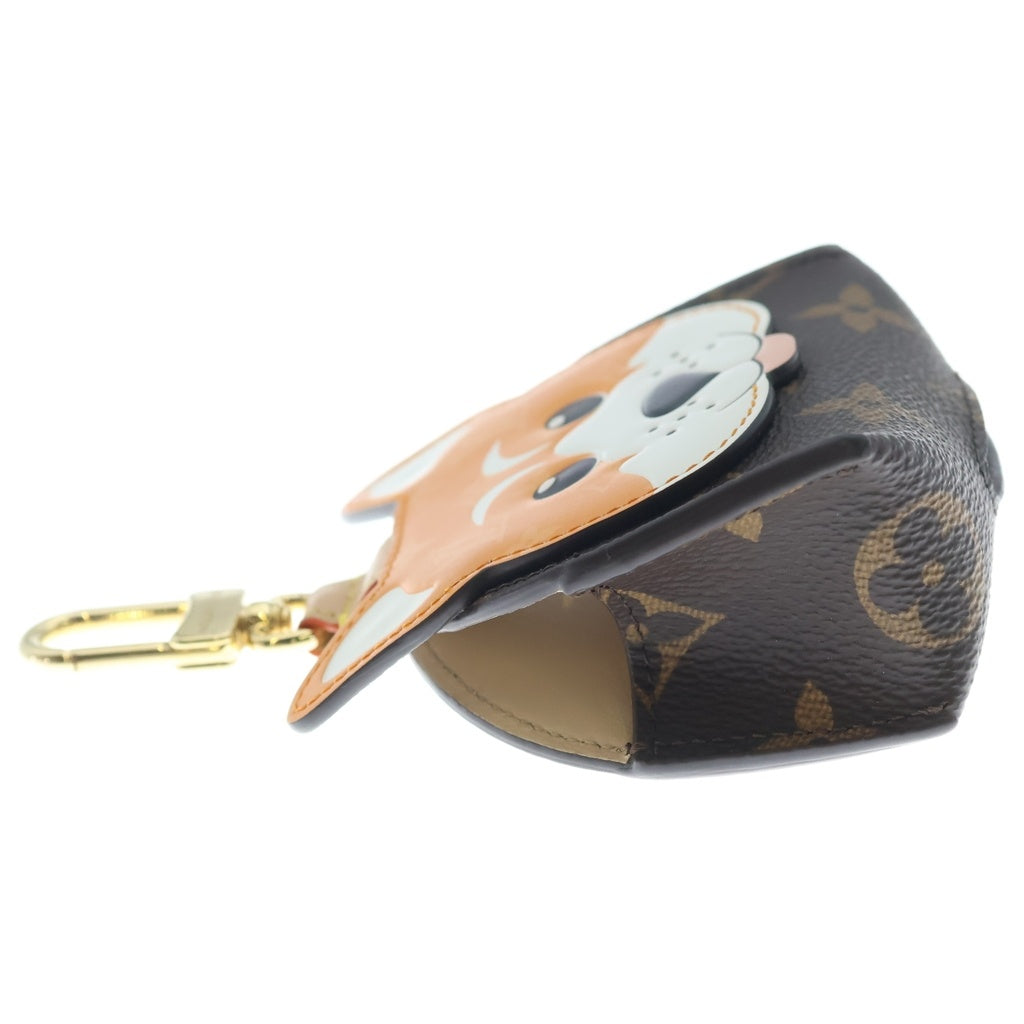 LOUIS VUITTON(ルイヴィトン) ドッグ バッグ ホルダー シバ モノグラム キーチャーム ブラウン GI1437