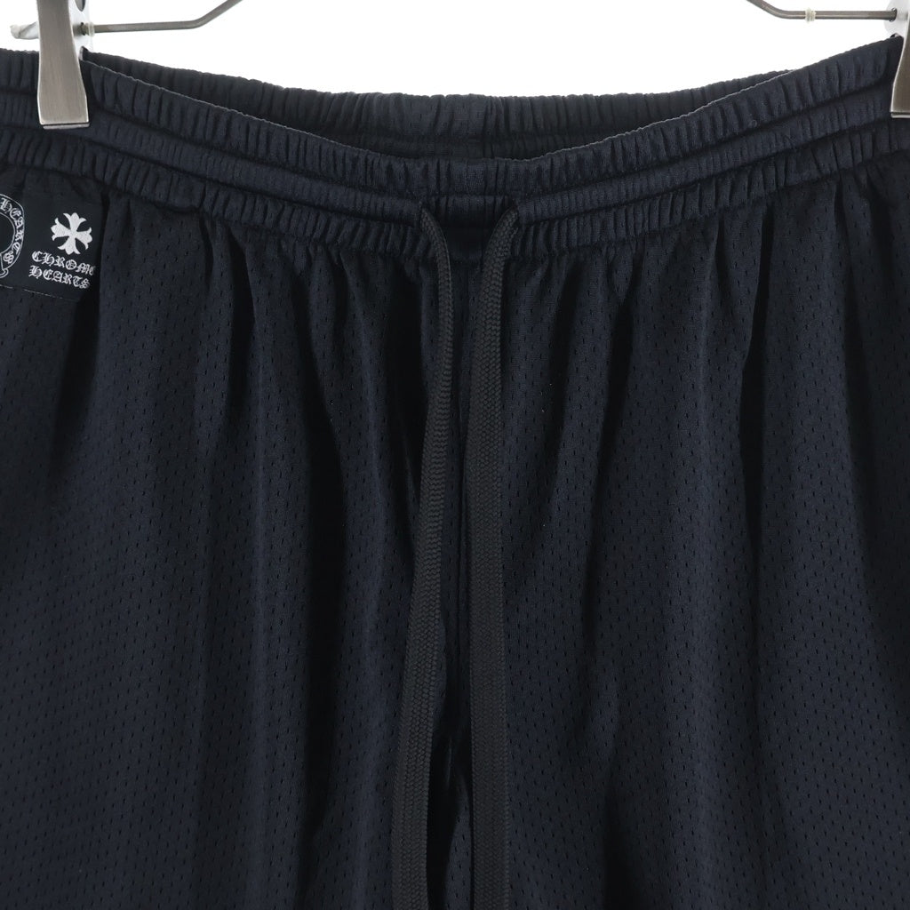 CHROME HEARTS(クロムハーツ) MESH WARM UP JERSEY メッシュ バーシティー ジャージー CHプリントメッシュ ハーフパンツ ブラック