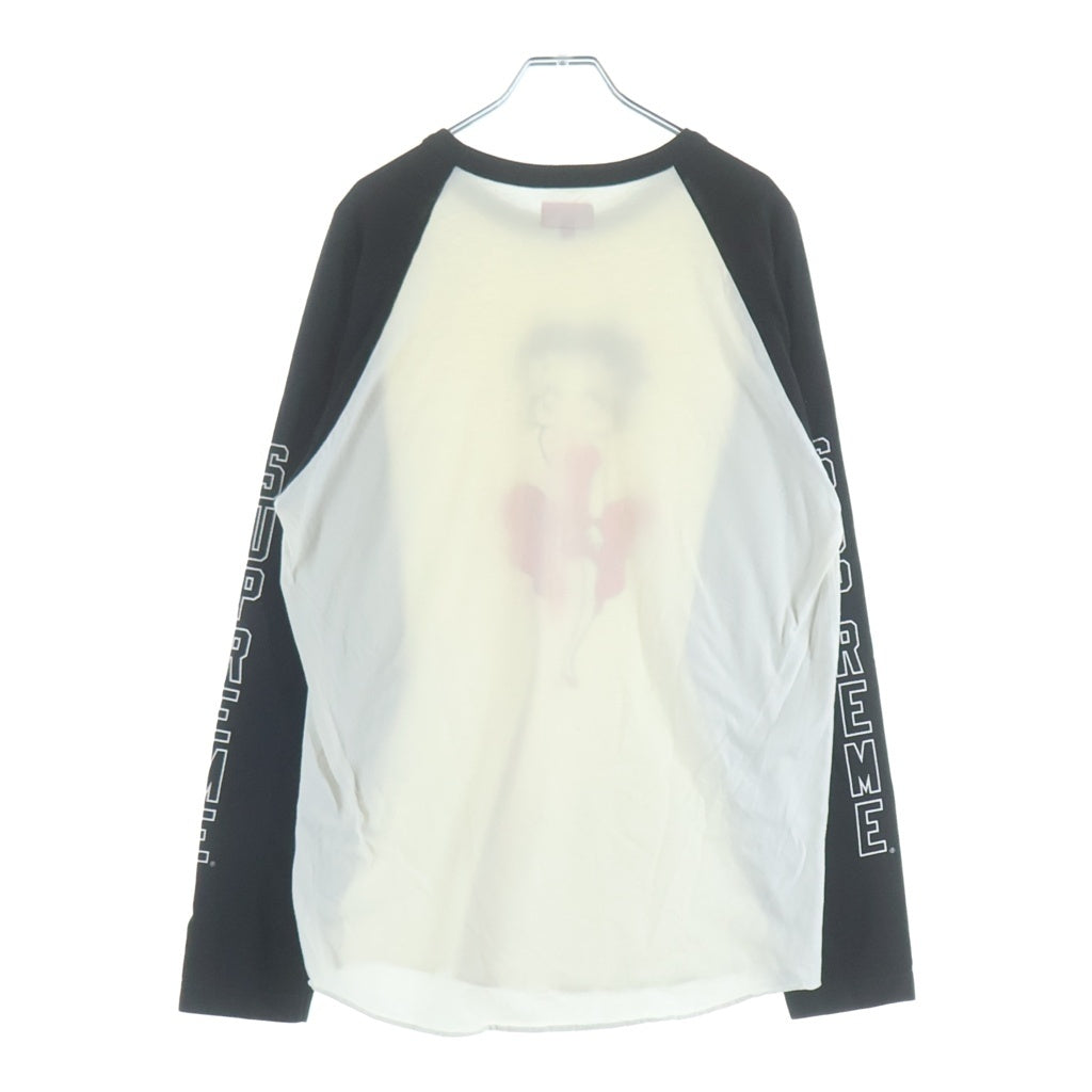 SUPREME(シュプリーム) 16SS ベティーブープ ラグラン アームロゴ クルーネック 長袖 Tシャツ