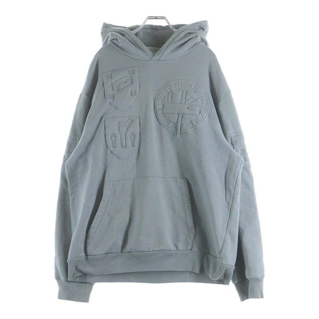 LOUIS VUITTON(ルイヴィトン) 19AW 3D パデッドエンブロイダリー フーデッド プルオーバー スウェットパーカー RM192 OZW HHY76W