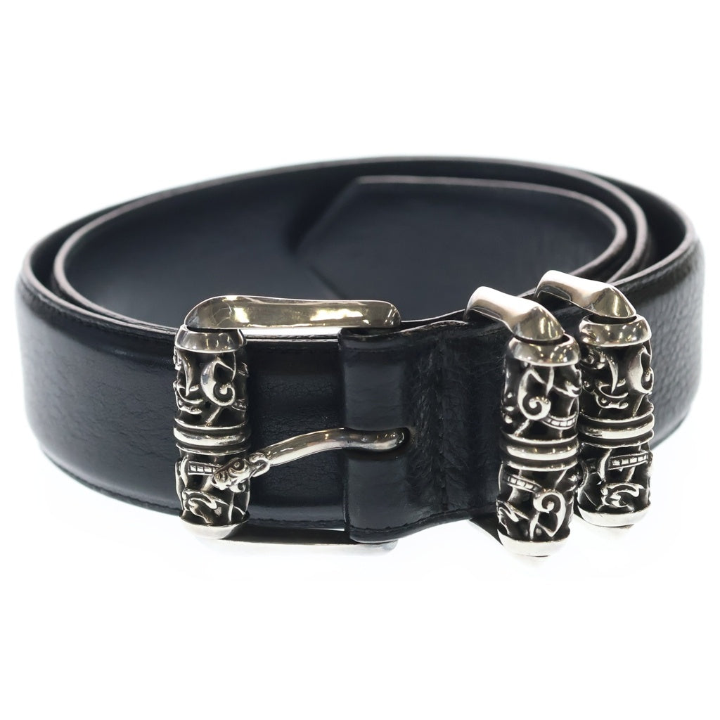 CHROME HEARTS(クロムハーツ) BLT CLT ROLLER 3PC 3PCケルティックローラー レザーベルト ブラック