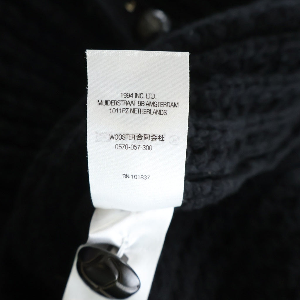 SUPREME(シュプリーム) 21AW Waffle Knit Cardigan ワッフル ニット カーディガン ブラック