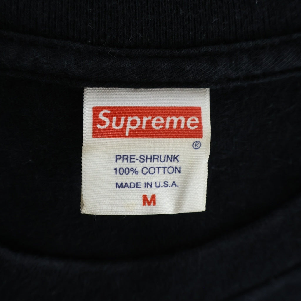 SUPREME(シュプリーム) 15AW E.T Tee バック フォトプリント クルーネック 半袖Tシャツカットソー ブラック