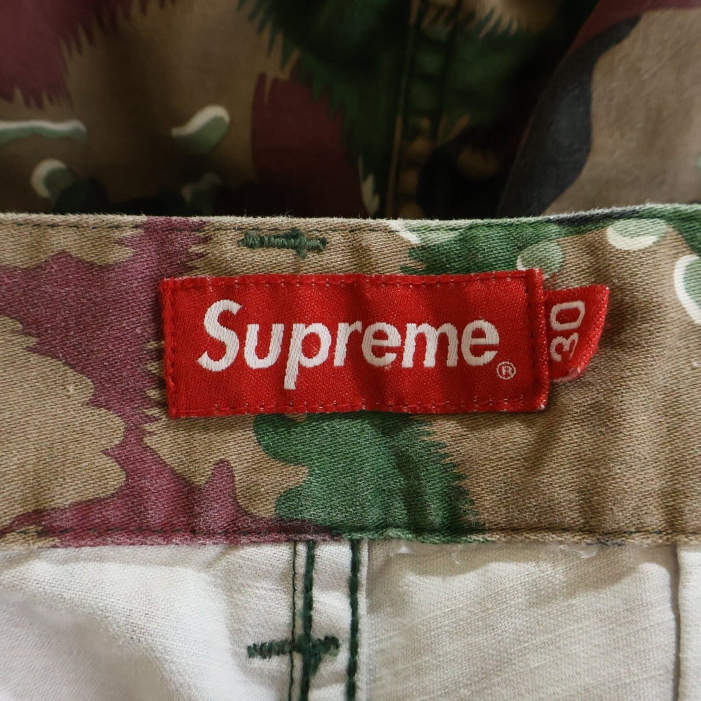 SUPREME(シュプリーム) 17SS Field Pants カモ柄 フィールド カーゴパンツ カーキ