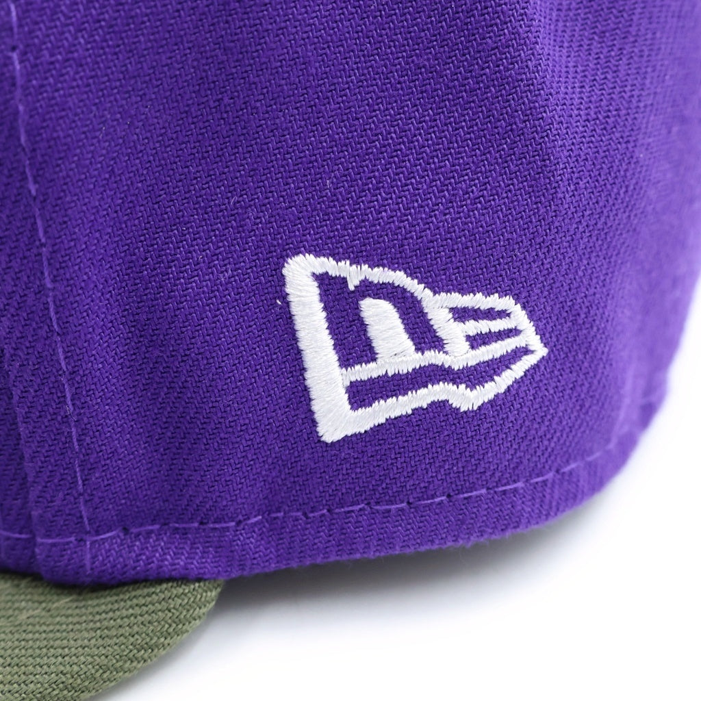 SUPREME(シュプリーム) 21SS ×New Era Gonz Logo ニューエラ ゴンズ ロゴ ベースボールキャップ 帽子 パープル/カーキ