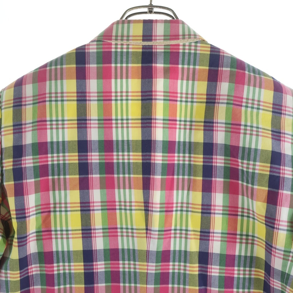 JUNYA WATANABE COMME des GARCONS(ジュンヤワタナベ コムデギャルソン) 09SS ×BROOKS BROTHERS Reconstructed 2B Madras Check Jacket ブルックスブラザーズ テーラードジャケット WC-J404
