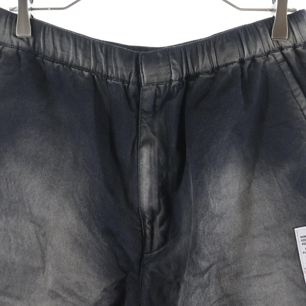 MAISON MIHARAYASUHIRO(メゾンミハラヤスヒロ) AGED SHORTS エイジド ショーツ ショート ハーフパンツ ブラック J14PT143