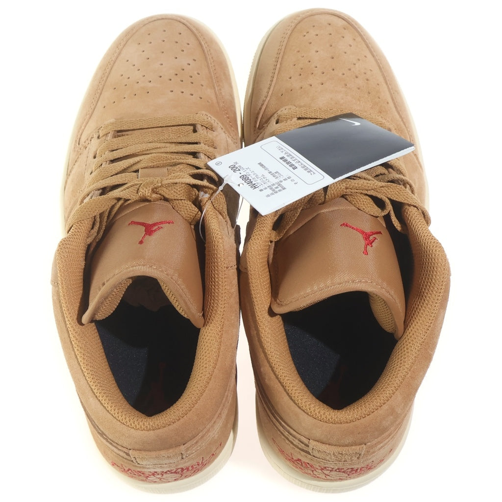 NIKE(ナイキ) AIR JORDAN 1 LOW SE FLAX HV4089-200 エアジョーダン1 フラックス ローカットスニーカー ブラウン US9/27cm