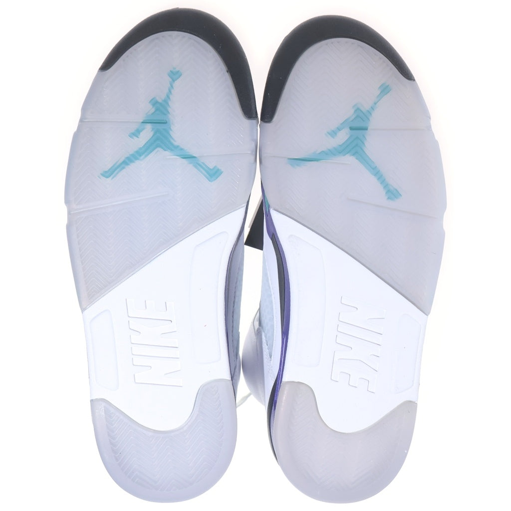 NIKE(ナイキ) AIR JORDAN 5 RETRO GRAPE HQ7978-100 エアジョーダン5 レトロ グレープ ハイカットスニーカー ホワイト/パープル US9/27cm