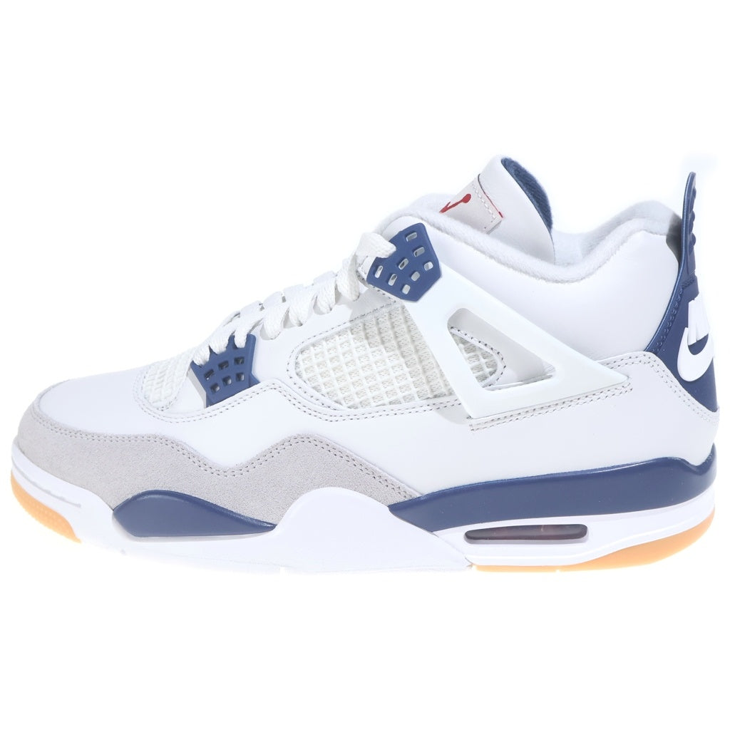 NIKE SB(ナイキエスビー) AIR JORDAN 4 RETRO SP DR5415-100 エアジョーダン4 レトロ ハイカットスニーカー ホワイト/ネイビー US9/27cm