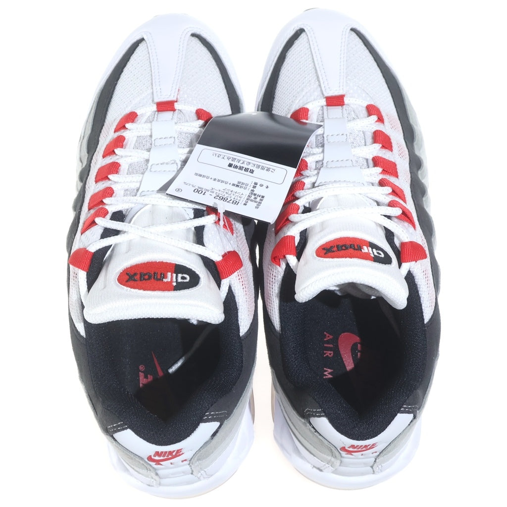 NIKE(ナイキ) AIR MAX95 OG BIG BUBBLE PRM COMET IB7862-100 エアマックス95 ビッグバブル コメット ローカットスニーカー レッド/ホワイト US9/27cm