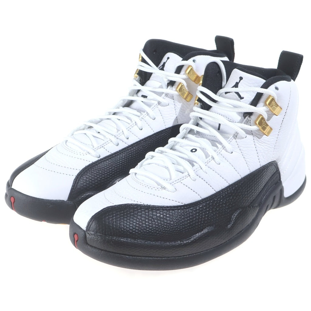 NIKE(ナイキ) AIR JORDAN 12 RETRO OG TAXI CT8013-117 エアジョーダン12 レトロ タクシー ハイカットスニーカー ホワイト/ブラック US9/27cm