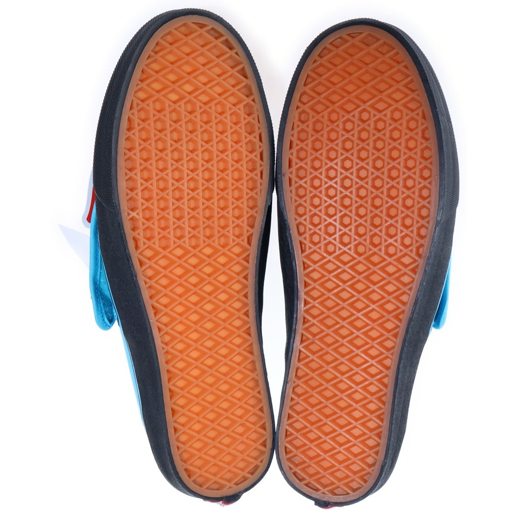 VANS(ヴァンズ) ×ROLLER MAGAZINE ANTI-NORMAL 純正御免 ローラーマガジン アンチノーマル ローカットスニーカー スリッポン シューズ US9/27cm ブルー 634262-0002