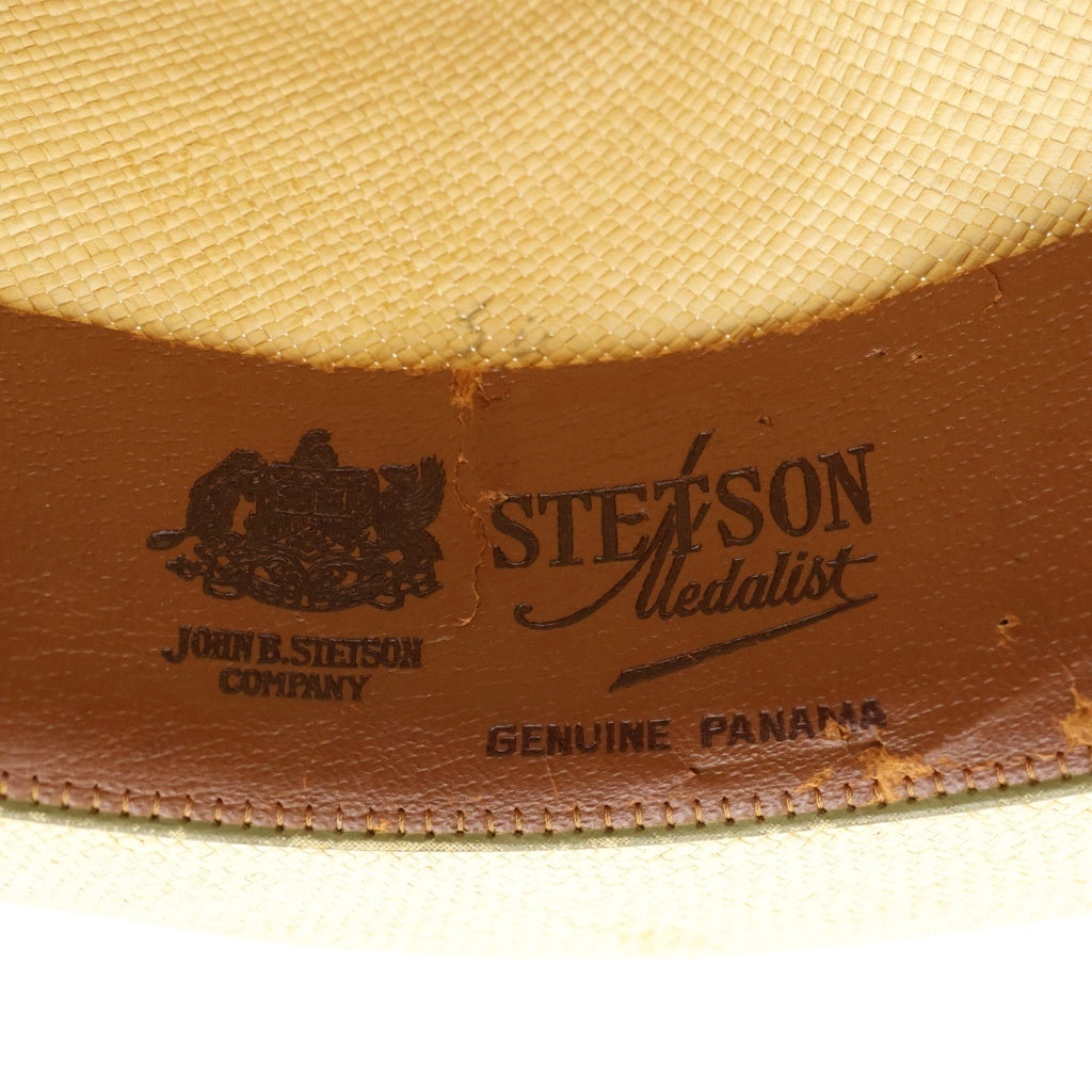 STETSON(ステットソン) 40s-50s VINTAGE ストローハット パナマハット ナチュラル