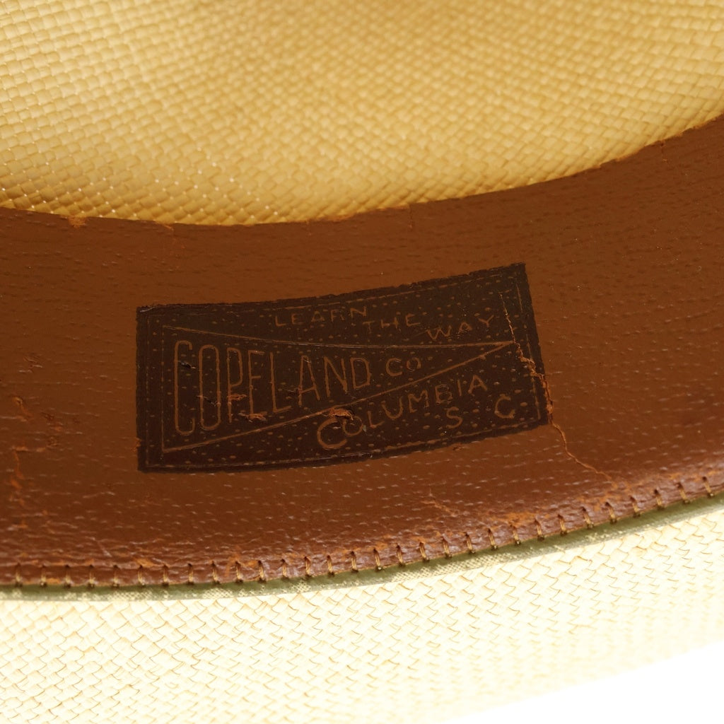 STETSON(ステットソン) 40s-50s VINTAGE ストローハット パナマハット ナチュラル