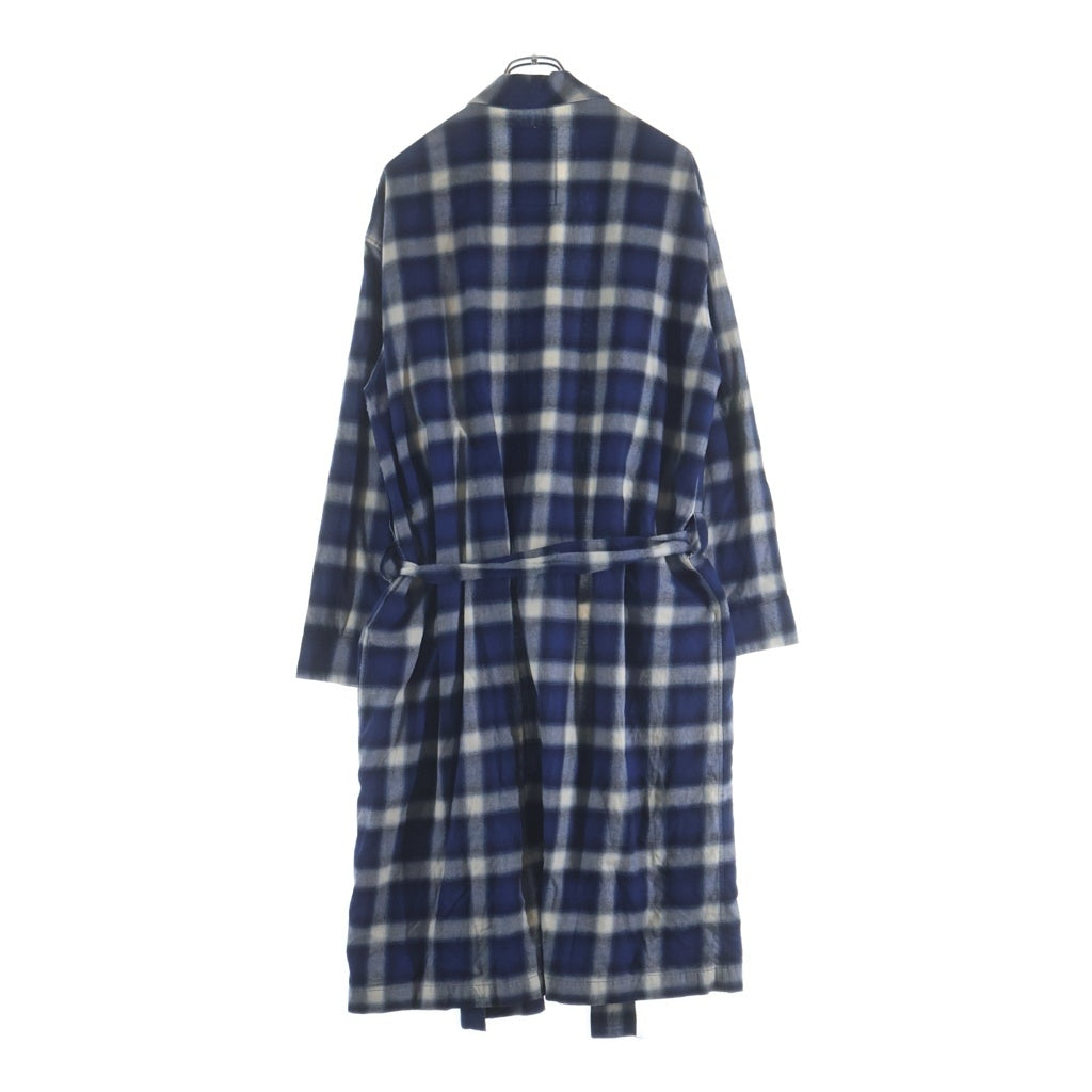 PHENOMENON(フェノメノン) 16SS オンブレチェック ガウンコート ブルー PM16COT00703 -