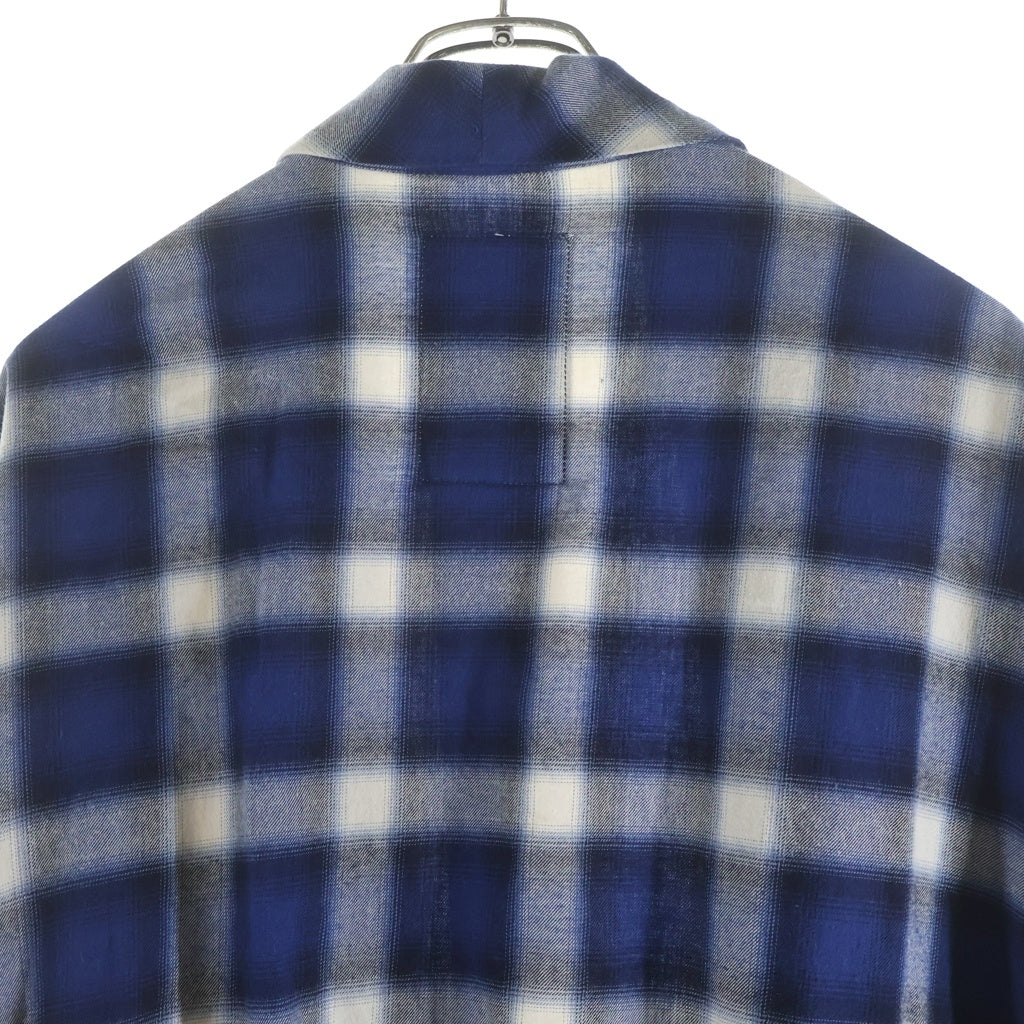 PHENOMENON(フェノメノン) 16SS オンブレチェック ガウンコート ブルー PM16COT00703 -