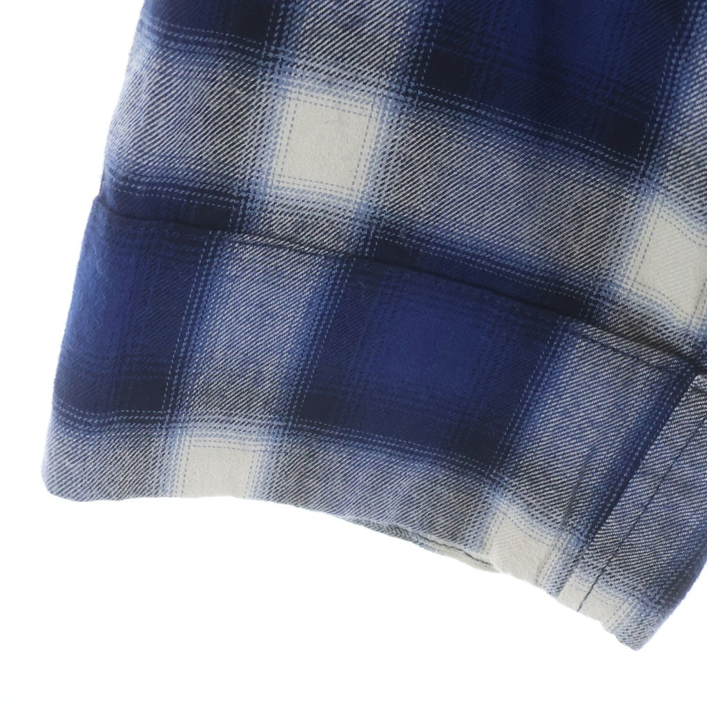 PHENOMENON(フェノメノン) 16SS オンブレチェック ガウンコート ブルー PM16COT00703 -