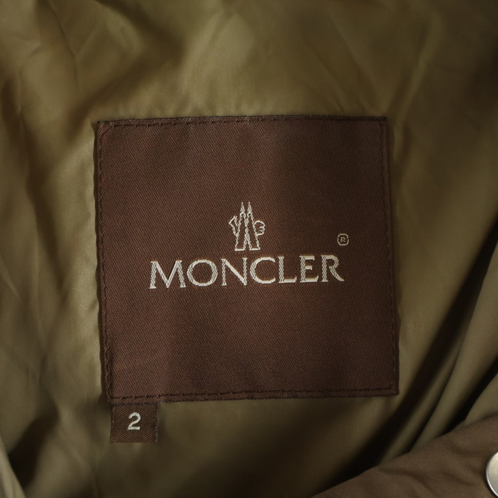 MONCLER(モンクレール) VALENTINE ヴァレンティーヌ レディース ファー ロングダウンジャケット ブラウン 49351-90-69950