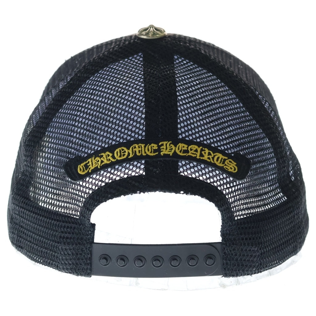 CHROME HEARTS(クロムハーツ) YELLOW CH PLUS TRACKER CAP CHプラスパッチ クロスボール付 メッシュ カモフラ トラッカーキャップ 帽子 カーキ/イエロー