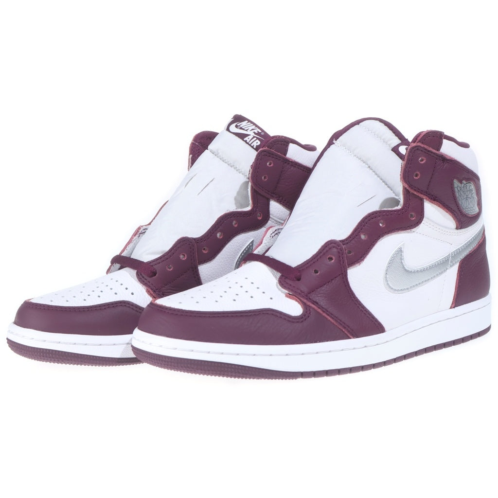 NIKE(ナイキ) AIR JORDAN1 HIGH OG BORDEAUX 555088-611エアジョーダン1 ボルドー ハイカットスニーカー ホワイト/ボルドー US9/27cm