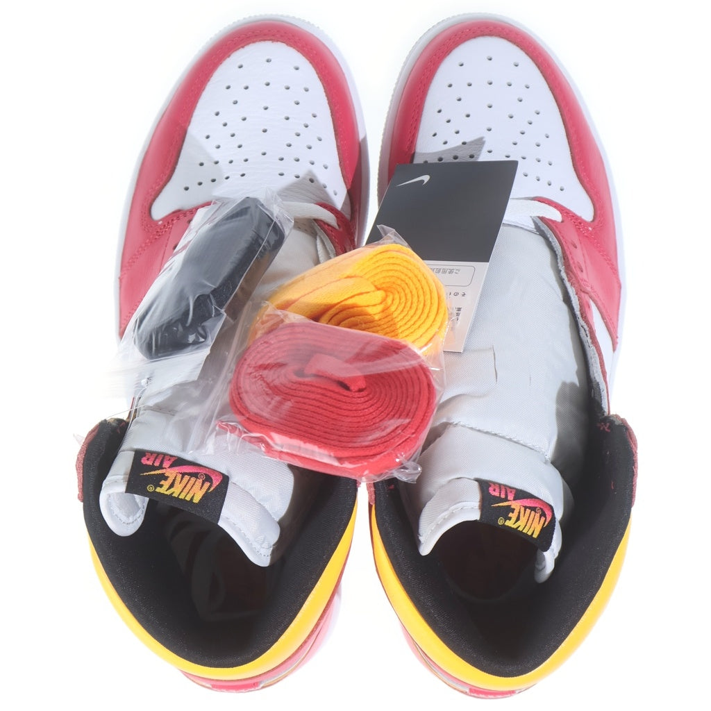 NIKE(ナイキ) AIR JORDAN1 HIGH OG LIGHT FUSION RED 555088-603 エアジョーダン1 ライトフュージョンレッド ハイカットスニーカー マルチ US9/27cm
