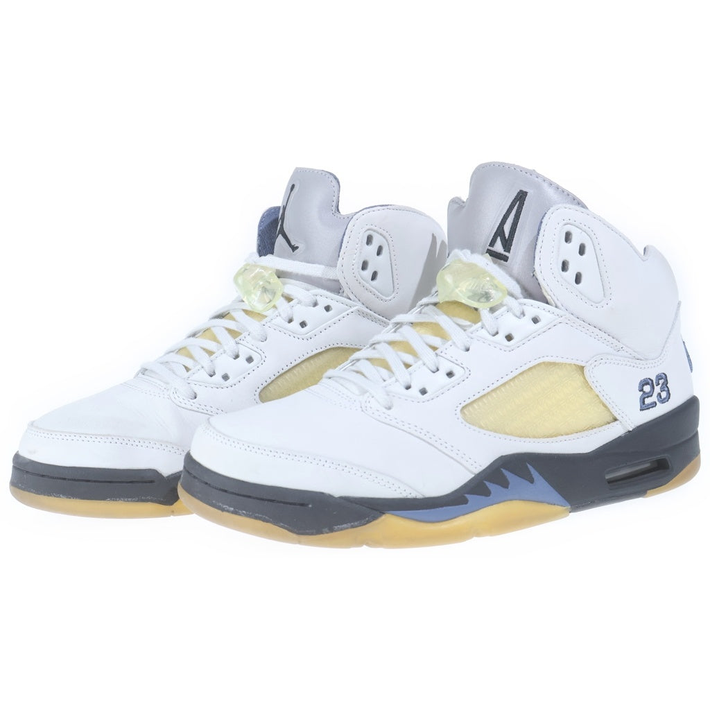 NIKE(ナイキ) ×A Ma Maniere WMNS AIR JORDAN5 RETRO SP DOWN FZ5758-004 アママ二エール ウィメンズ エアジョーダン5 レトロ ドーン ハイカットスニーカー ホワイト US10.5/27.5cm