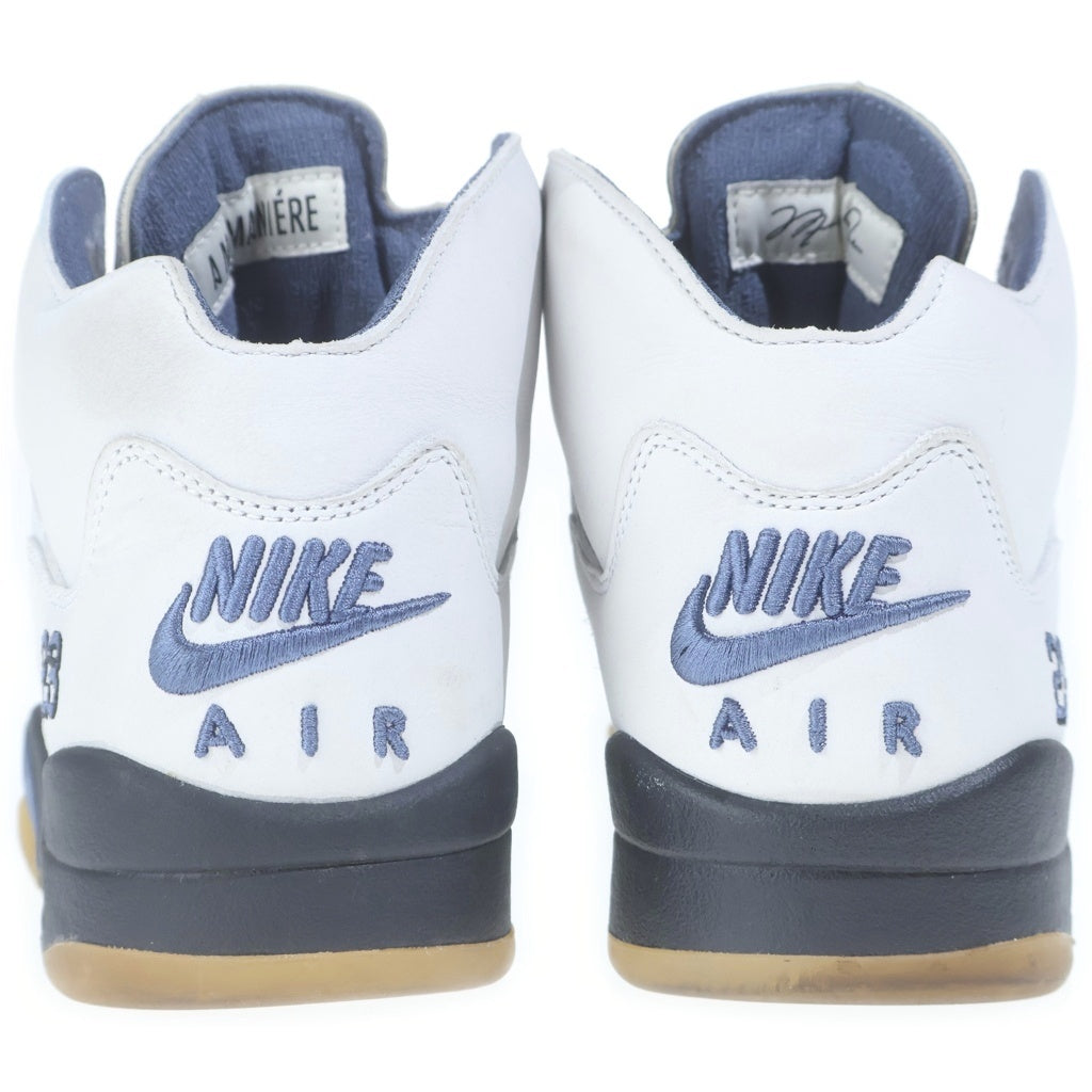 NIKE(ナイキ) ×A Ma Maniere WMNS AIR JORDAN5 RETRO SP DOWN FZ5758-004 アママ二エール ウィメンズ エアジョーダン5 レトロ ドーン ハイカットスニーカー ホワイト US10.5/27.5cm