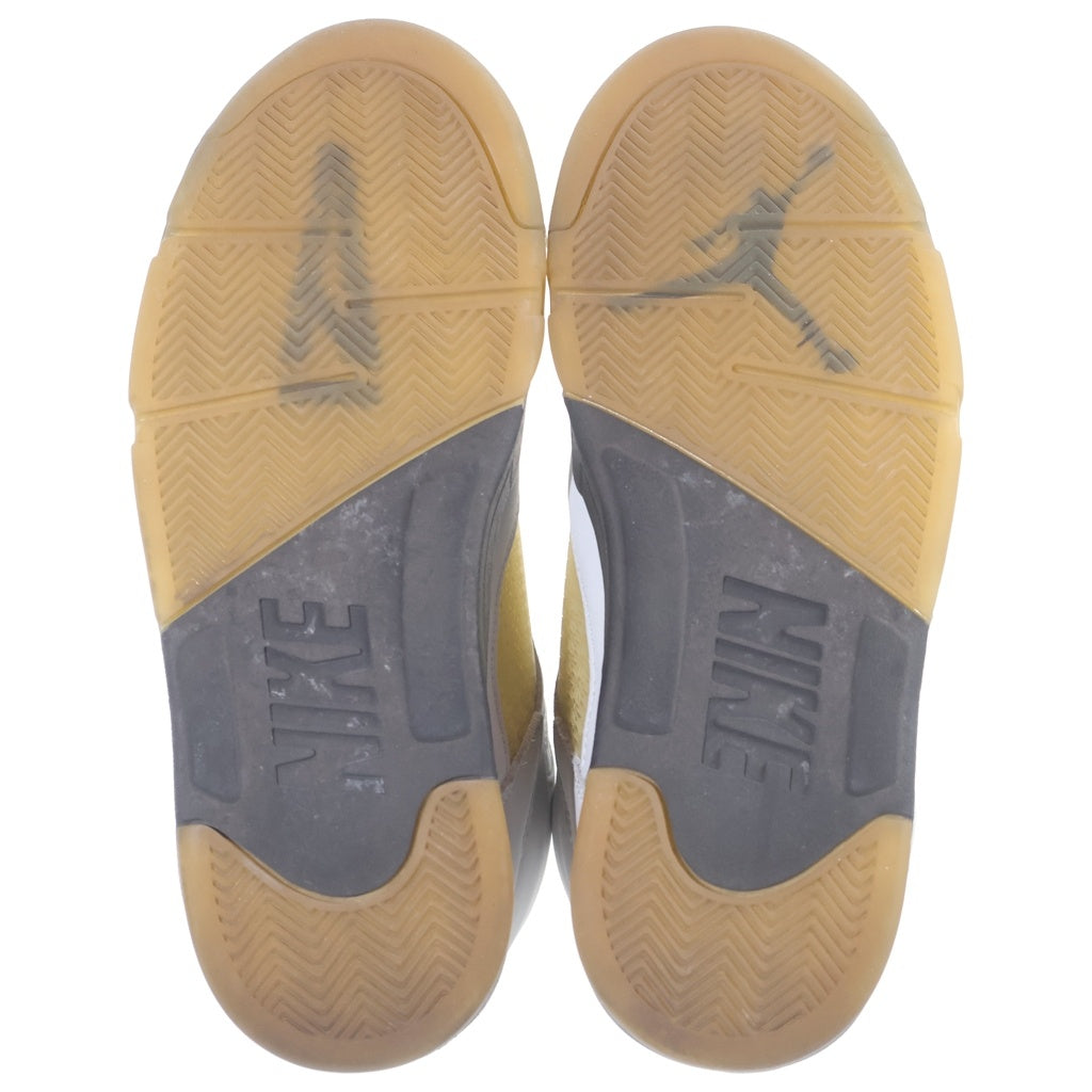 NIKE(ナイキ) ×A Ma Maniere WMNS AIR JORDAN5 RETRO SP DOWN FZ5758-004 アママ二エール ウィメンズ エアジョーダン5 レトロ ドーン ハイカットスニーカー ホワイト US10.5/27.5cm