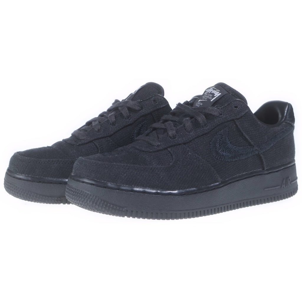 NIKE(ナイキ) ×STUSSY AIR FORCE1 LOW TRIPLE BLACK CZ9084-001 ステューシー エアフォース1 トリプルブラック ローカットスニーカー レディース ブラック US6.5/24.5cm