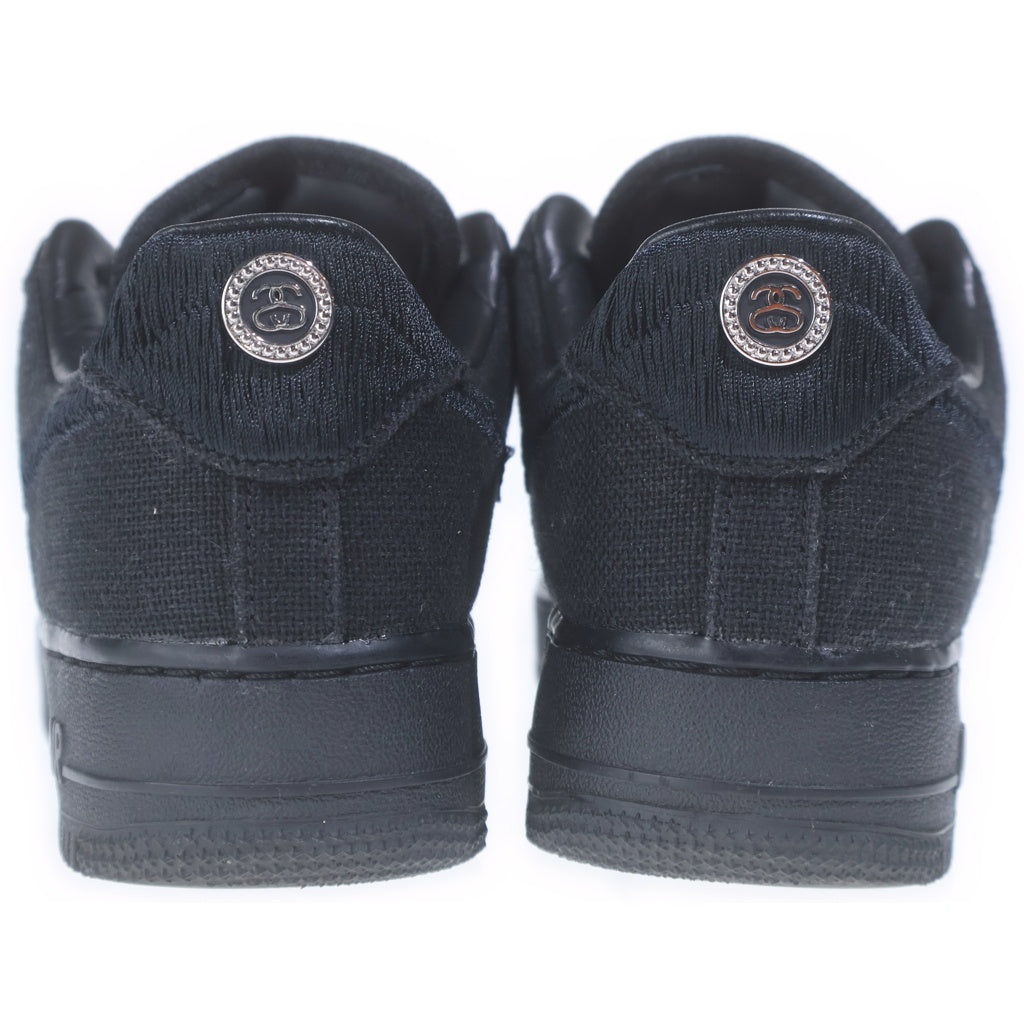 NIKE(ナイキ) ×STUSSY AIR FORCE1 LOW TRIPLE BLACK CZ9084-001 ステューシー エアフォース1 トリプルブラック ローカットスニーカー レディース ブラック US6.5/24.5cm