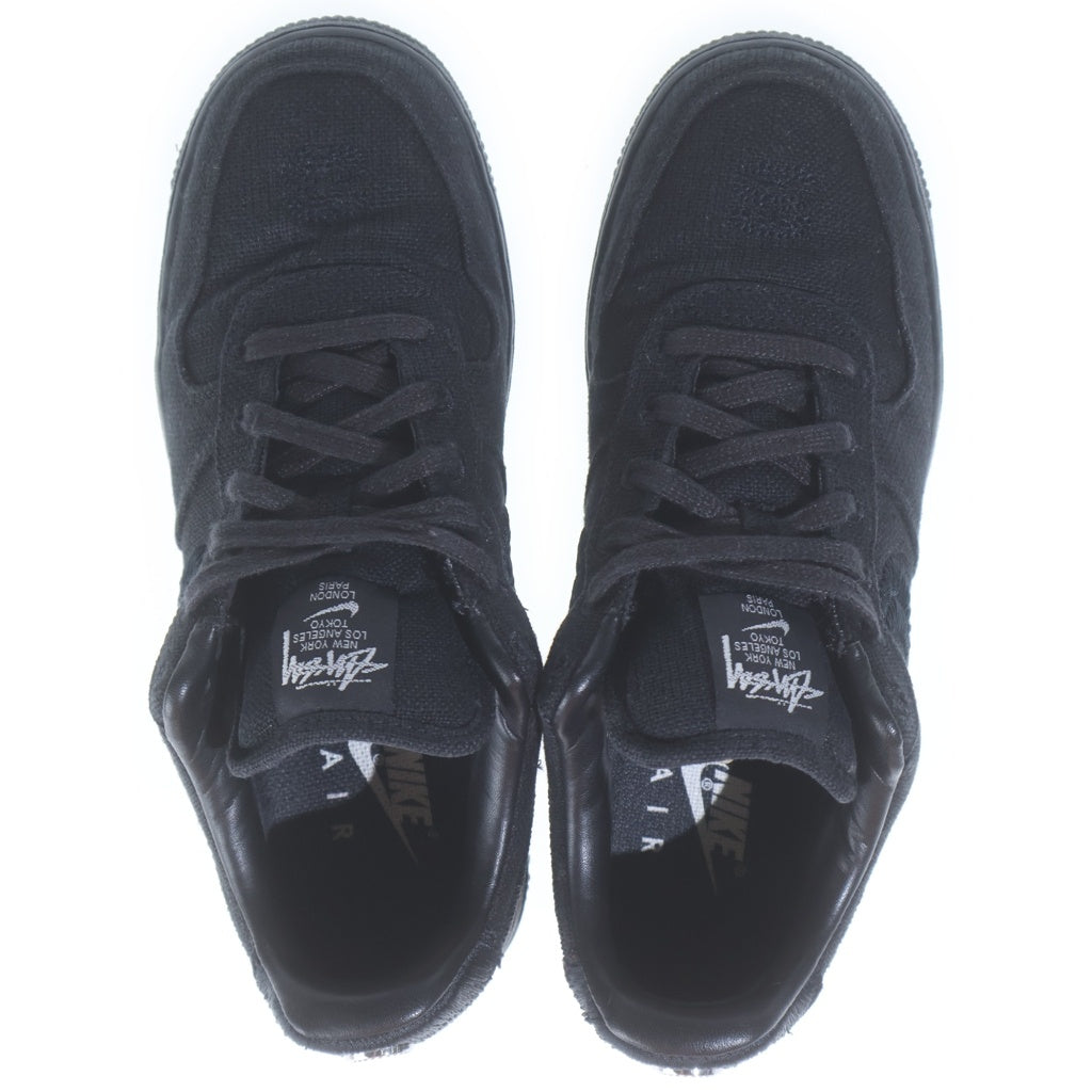 NIKE(ナイキ) ×STUSSY AIR FORCE1 LOW TRIPLE BLACK CZ9084-001 ステューシー エアフォース1 トリプルブラック ローカットスニーカー レディース ブラック US6.5/24.5cm