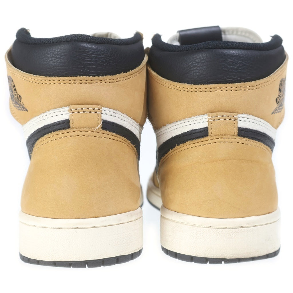 NIKE(ナイキ) AIR JORDAN1 RETRO HIGH ROOKIE OF THE YEAR 555088-700 エアジョーダン1 レトロルーキー オブ ザ イヤー ハイカットスニーカー ブラウン/ホワイト US8.5/26.5cm