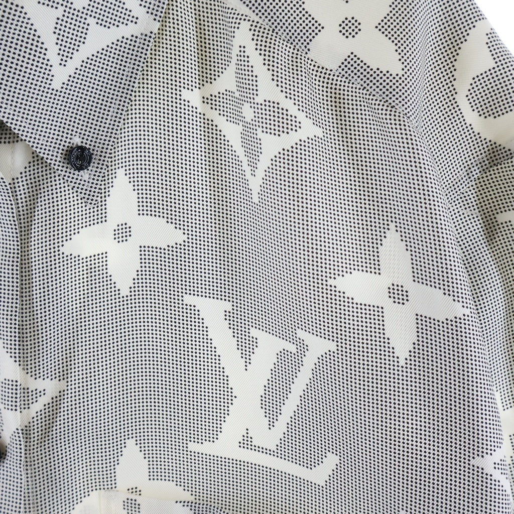 LOUIS VUITTON(ルイヴィトン) 23SS インバーテッドマヒナモノグラムマスキュリン 長袖シャツ レディース グレー RW231W RV6 FOBL08