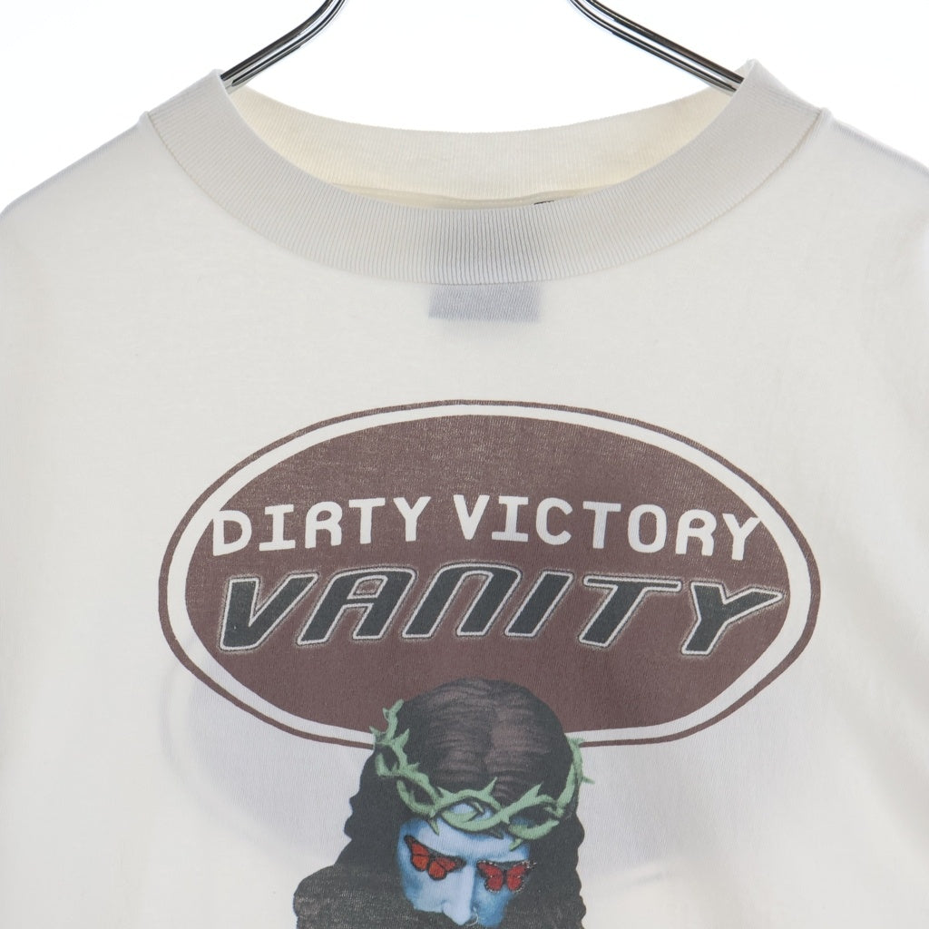 SAINT MICHAEL(セントマイケル) 24AW VANITY SS TEE ジーザスプリントTシャツ 半袖クルーネックカットソー ホワイト SM-YS1-0000-006