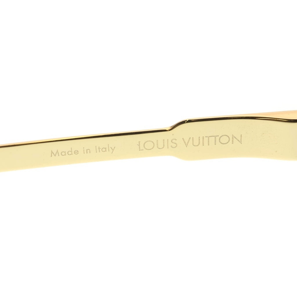 LOUIS VUITTON(ルイヴィトン) サングラス マスコット アイウェア ブラック/ゴールド Z0936E