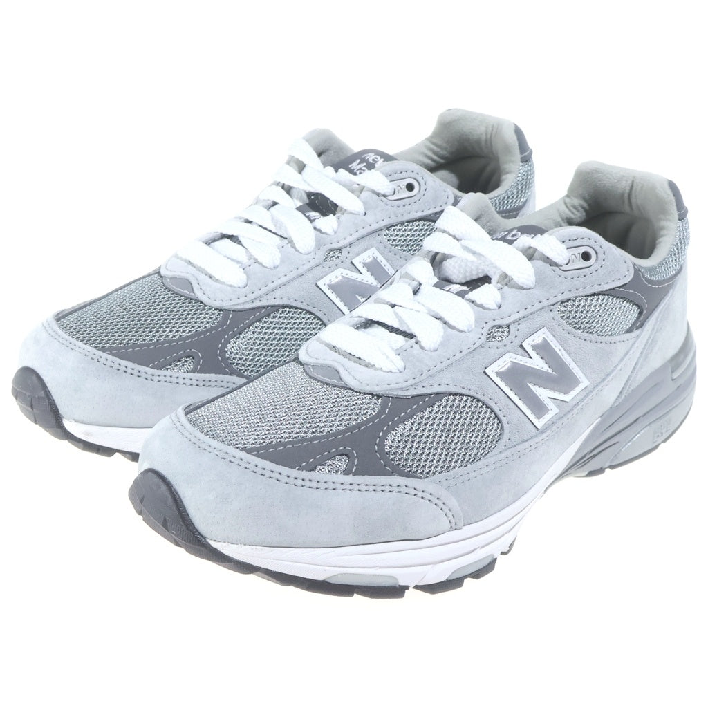 New Balance(ニューバランス) MR993GL スウェード メッシュ ローカットスニーカー グレー US8.5/26.5cm