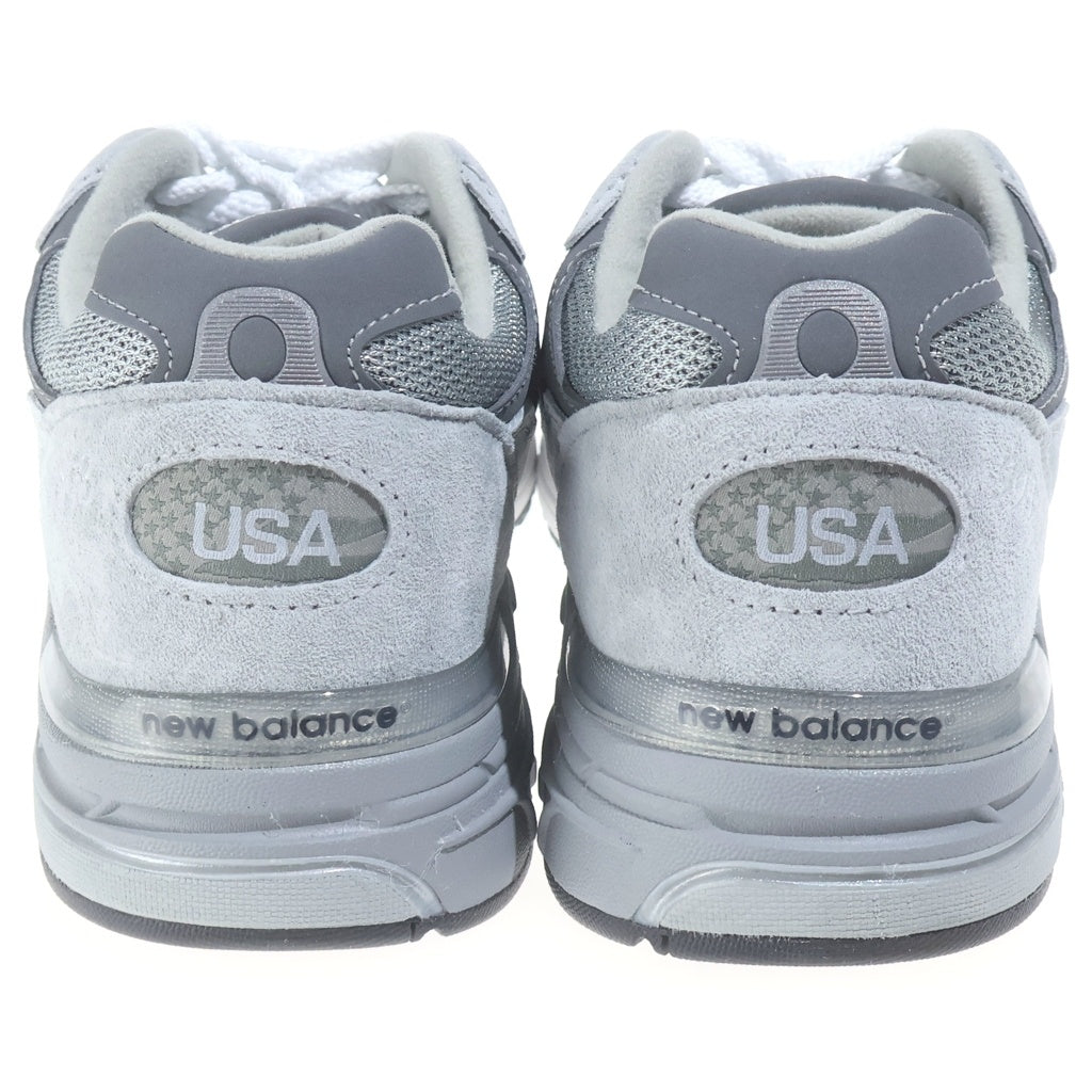New Balance(ニューバランス) MR993GL スウェード メッシュ ローカットスニーカー グレー US8.5/26.5cm