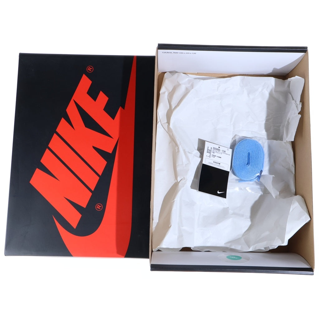 NIKE(ナイキ) AIR JORDAN 1 HIGH OG University Blue エアジョーダン1 ユニバーシティーブルー ハイカットスニーカー ブルー/ホワイト US10/28cm 555088-134