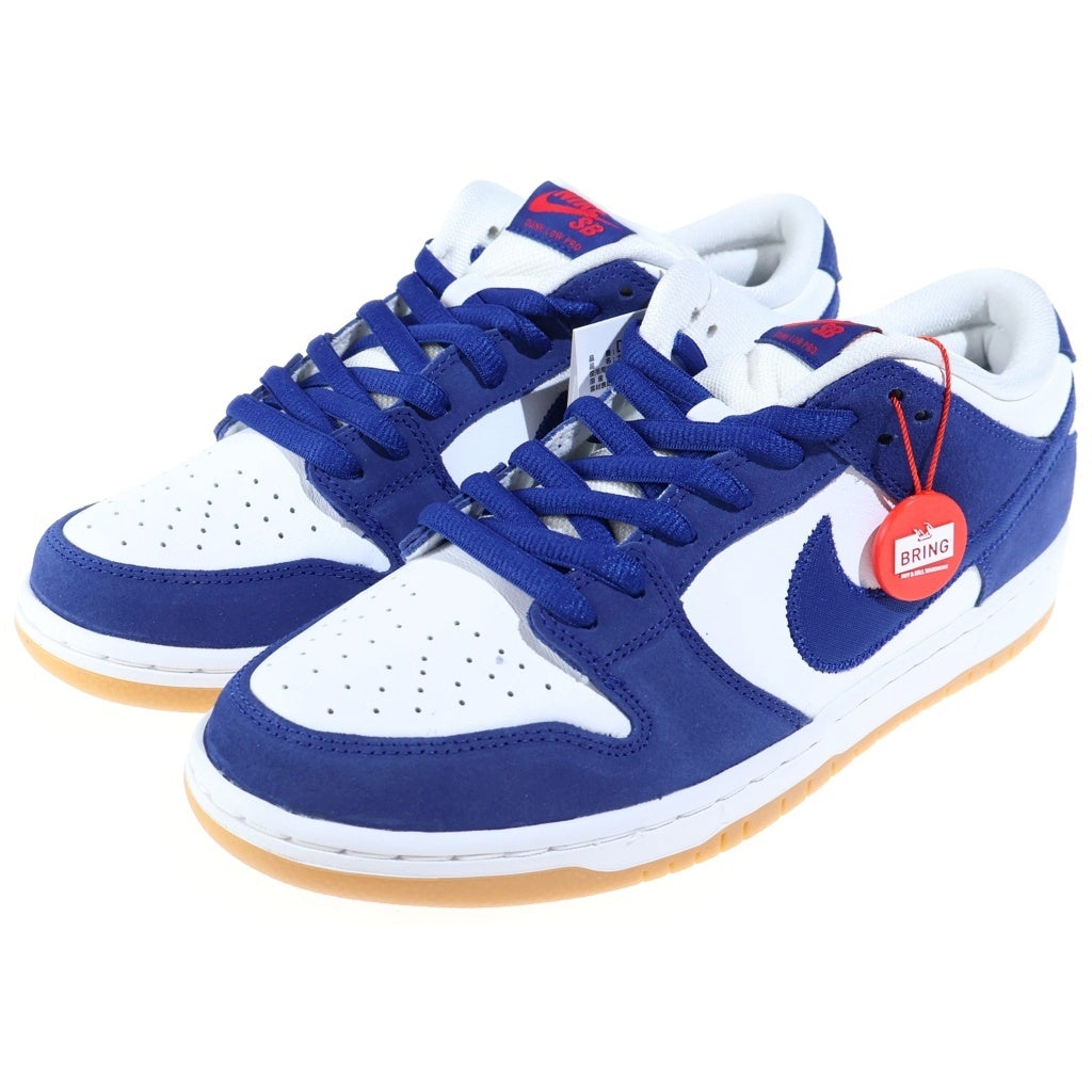 NIKE SB(ナイキエスビー) DUNK LOW PRO PRM LOS ANGELES DODGERS DO9395-400 ダンク ロサンゼルスドジャーズ ローカットスニーカー ブルー US10/28cm