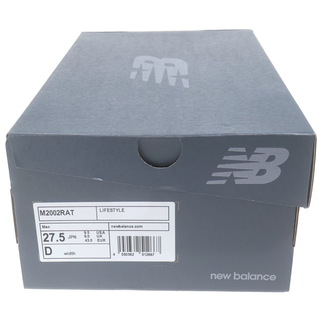 New Balance(ニューバランス) ×atoms M2002RAT スエード ローカットスニーカー グレー US9.5/27.5cm