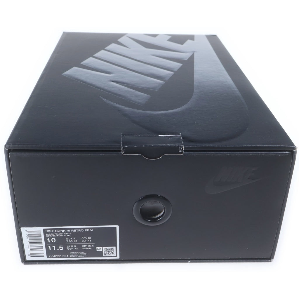 NIKE(ナイキ) ×Wu-Tang Clan DUNK HIGH HJ4320-001 ウータンクラン ダンク ハイカットスニーカー イエロー/ブラック US10/28cm
