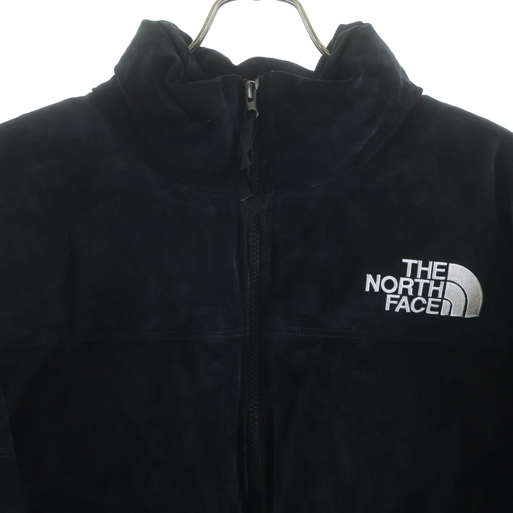SUPREME(シュプリーム) 23AW ×THE NORTH FACE Suede Nuptse Jacket ノースフェイス スウェード ヌプシ ダウン ジャケット ブラック NF0A875N