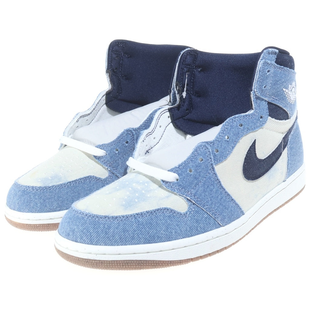 NIKE(ナイキ) AIR JORDAN 1 RETRO HIGH OG DENIM FQ2947-100 エアジョーダン1 レトロ デニム ハイカットスニーカー インディゴ/ホワイト US10/28cm