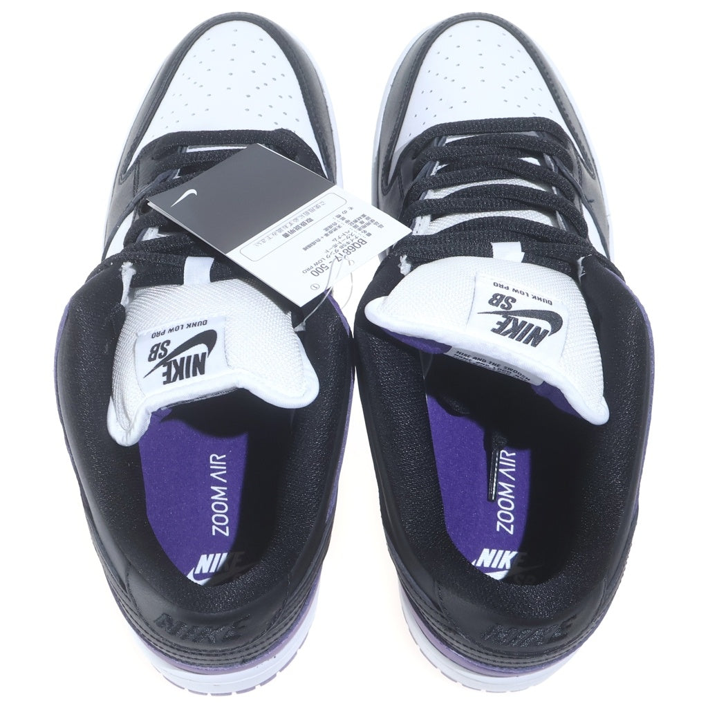 NIKE SB(ナイキエスビー) DUNK LOW PRO COURT PURPLE BQ6817-500 ダンク コートパープル ローカットスニーカー パープル US10/28cm